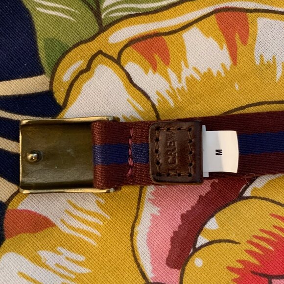 J.Crew woven belt with brass buckle - EUC - Picture 3 of 4